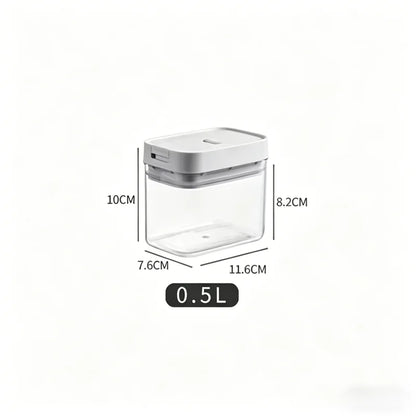 Transparent Plastic Grain Seal Tank Spaghetti Storage