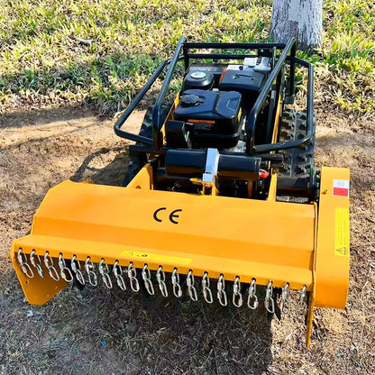 Customized swing blade lawn mower equipped with display