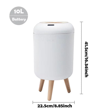 Automatic Trash Can with Lid,  Small Plastic