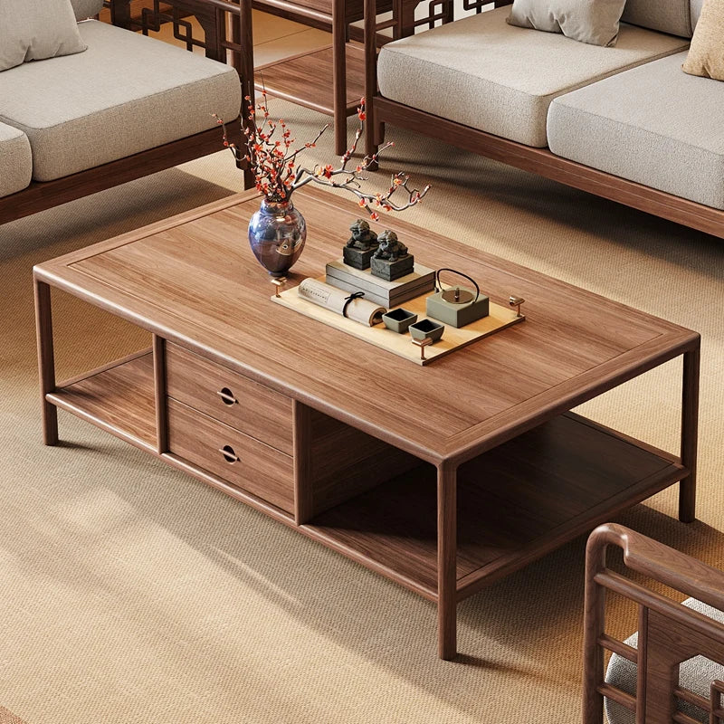 New Chinese Style Black Walnut Official Hat Sofa