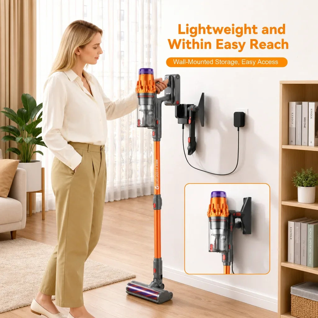 E.LUO Cordless Vacuum Cleaner, 600W High Power