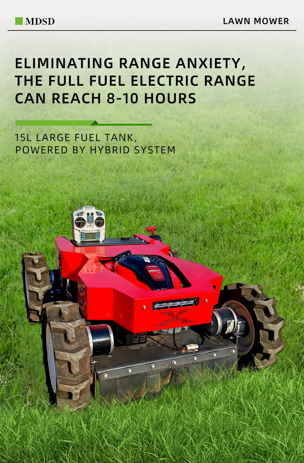 All Terrain Crawler Grass Cutter Remote Control 4-Stroke