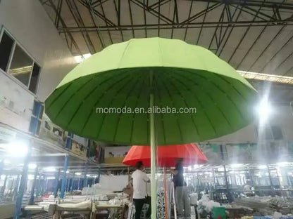 Customized White Garden Patio Outdoor Umbrella Parasol