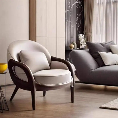 Armrest Big Living Room Chairs Modern Nordic Bedroom