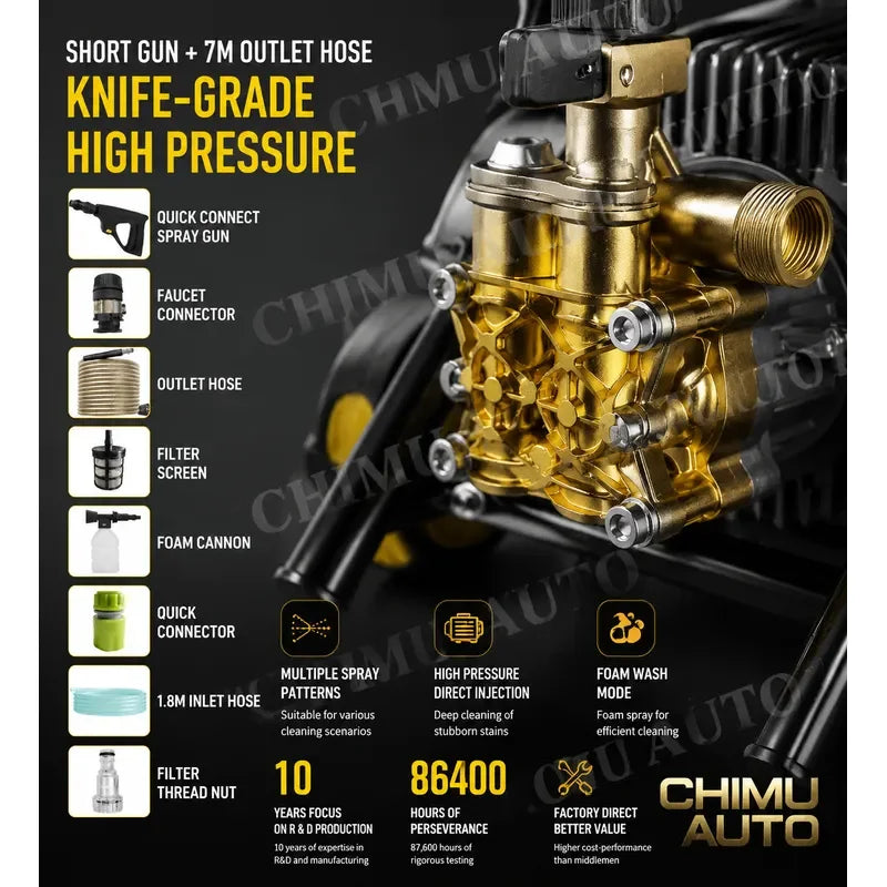 【CHIMU AUTO】 220V High Pressure Washer
