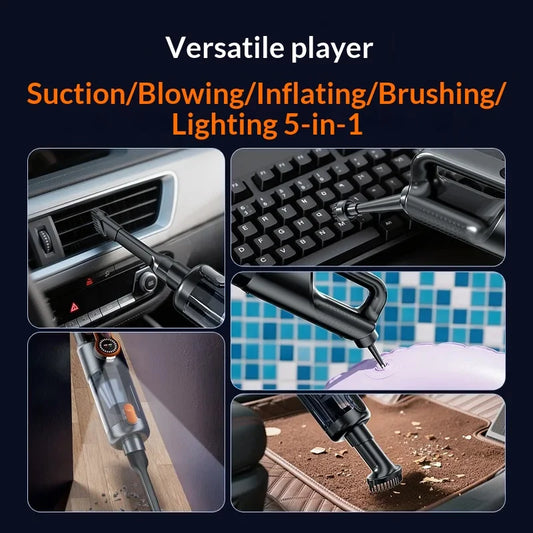 Car Vacuum Cleaner Wireless One-Button Dust Dump