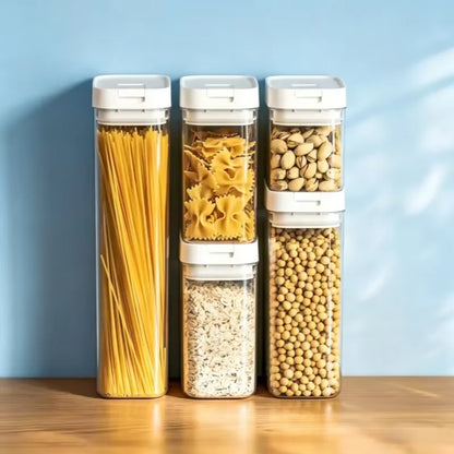 Transparent Plastic Grain Seal Tank Spaghetti Storage