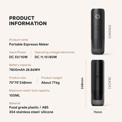 Coffee Machine Travel Portable Espresso