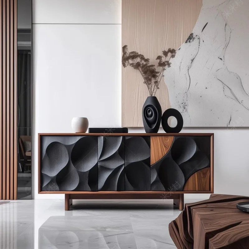 Luxury Wood Living Room Cabinets Organiser Fashion