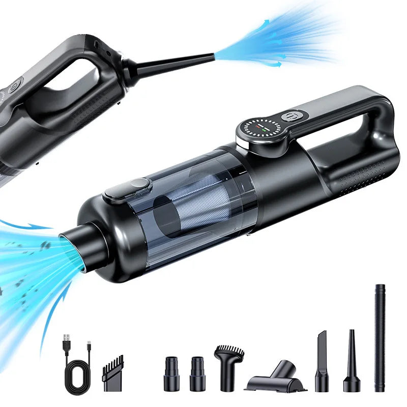 Car Vacuum Cleaner Wireless One-Button Dust Dump