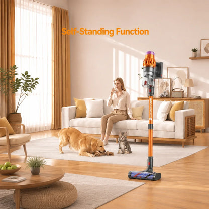 E.LUO Cordless Vacuum Cleaner, 600W High Power