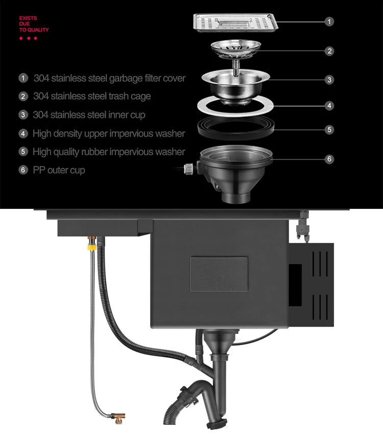 Rinser Bar Counter Island Hidden Kitchen Sinks
