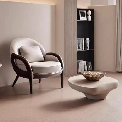 Armrest Big Living Room Chairs Modern Nordic Bedroom