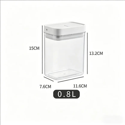 Transparent Plastic Grain Seal Tank Spaghetti Storage