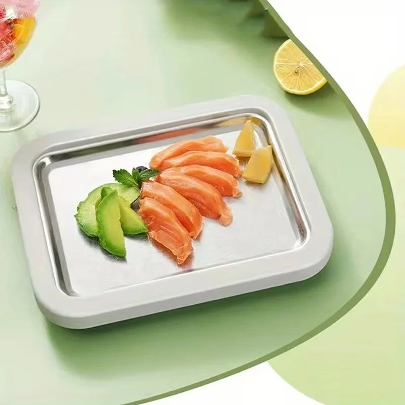 Ice Cream Roll Maker Portable Interactive 304 Stainless