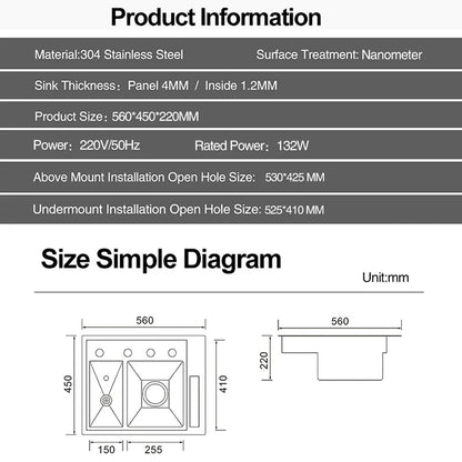 Rinser Bar Counter Island Hidden Kitchen Sinks