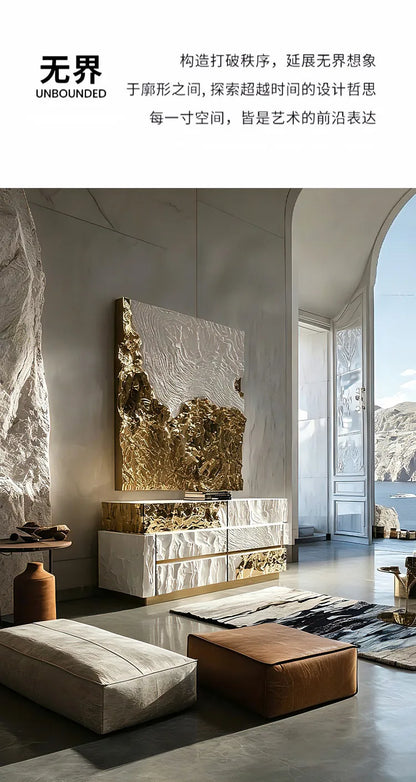 Nordic Luxury Living Room Cabinets Hallway Vanity