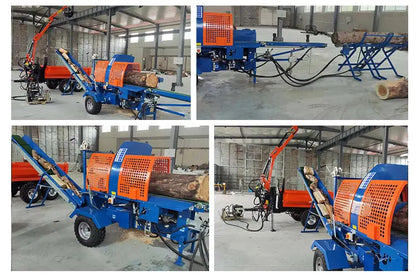 Heavy Duty 45 ton Firewood Cutting and Splitting