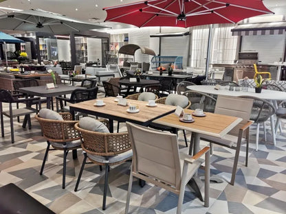 Customized White Garden Patio Outdoor Umbrella Parasol