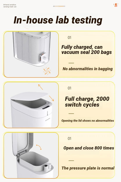 JOYBOS Automatic Adsorption Bags Trash Can
