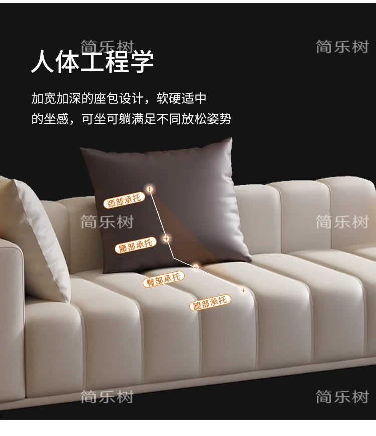 Chinese Leather Living Room Sofas Designer Floor