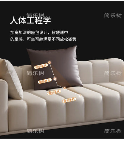 Chinese Leather Living Room Sofas Designer Floor
