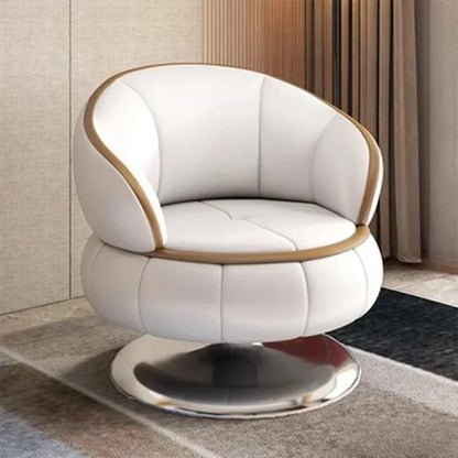 Luxury L-Shaped Genuine Leather Sectional Sofa