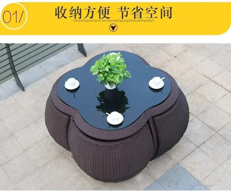Mobile Side Garden Furniture Sets Chairs Conference