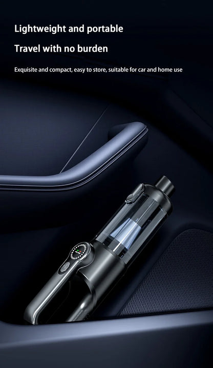 Car Vacuum Cleaner Wireless One-Button Dust Dump