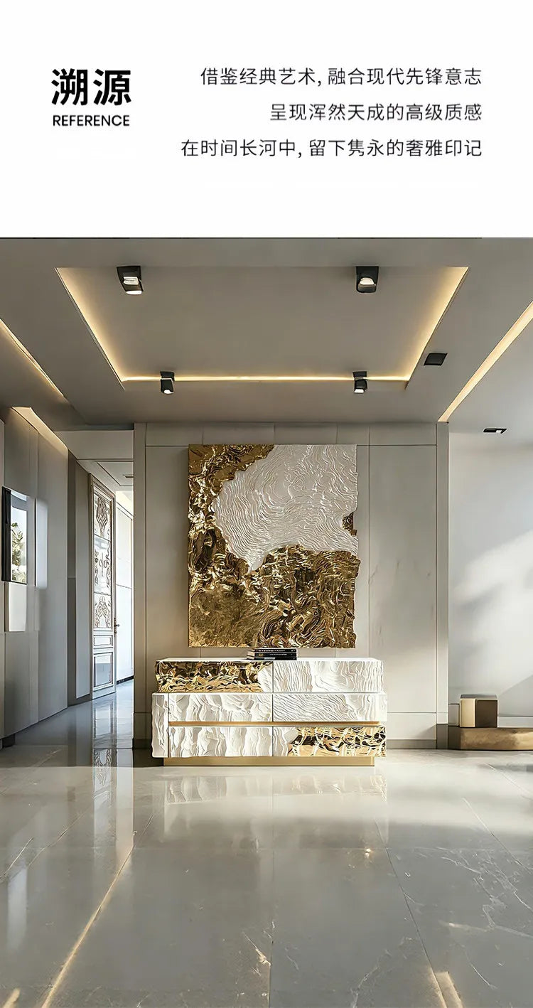 Nordic Luxury Living Room Cabinets Hallway Vanity