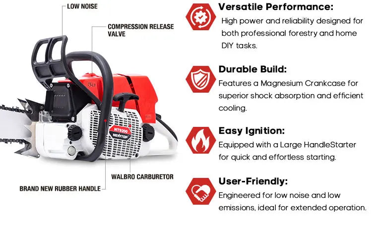 MS660 Petrol Chainsaw Max Power Professional Wood
