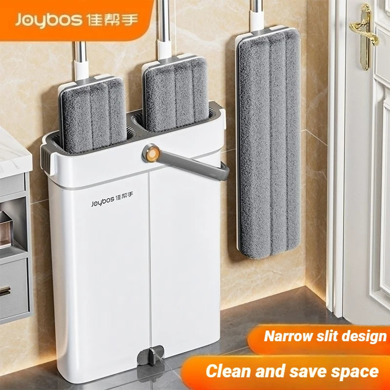 Hand Free Spin Flat Mop 40cm With Scraper