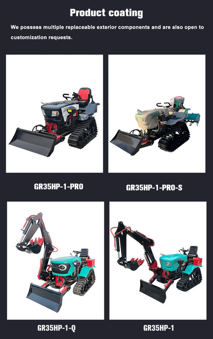 Customization Euro V Emission Farm Tractor 35HP 50HP