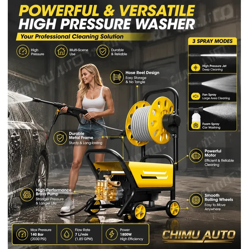 【CHIMU AUTO】 220V High Pressure Washer