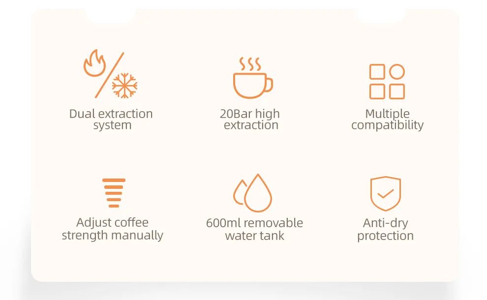HiBREW Multiple Capsule Coffee Machine, Hot/Cold