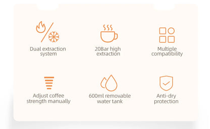 HiBREW Multiple Capsule Coffee Machine, Hot/Cold