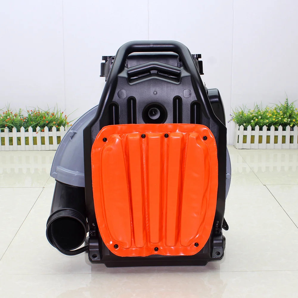 63cc 2-Stroke Backpack Leaf Blower, 2.7kW High Power
