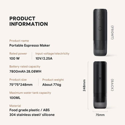 Coffee Machine Travel Portable Espresso