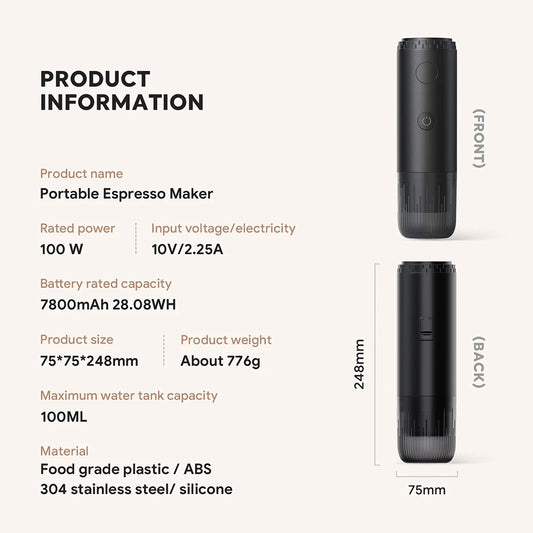 Coffee Machine Travel Portable Espresso