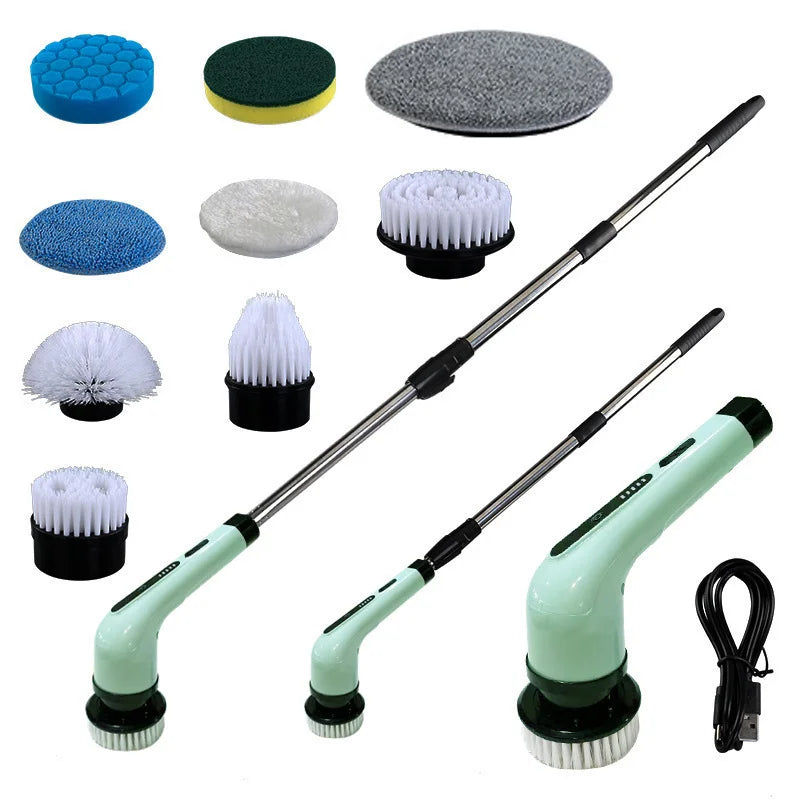 9-in-1 Electric Cleaning Brush Electric Spin Cleaning